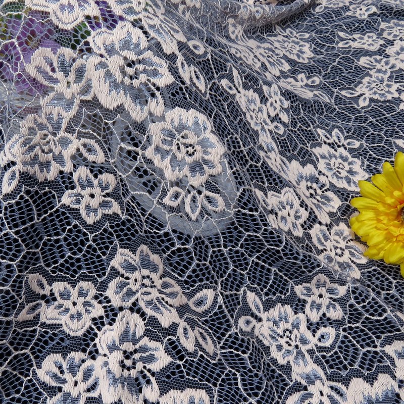 Lace Fabric Dress Small Floral Polyester for Women's Wear Wholesale Su 21